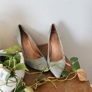 Madewell | Mira light blue / green stilettos